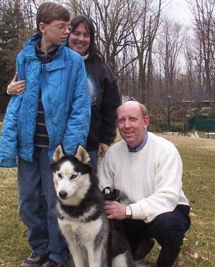 From stray to family member, Missy is very much loved now.